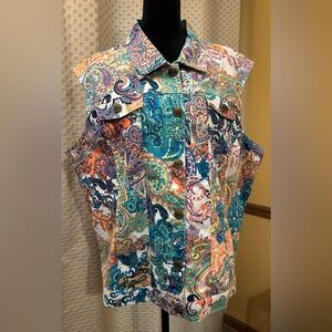 Bend Over Paisley Vest